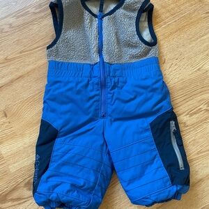 Columbia Infant Snowsuit in Blue and Navy 3-6 months